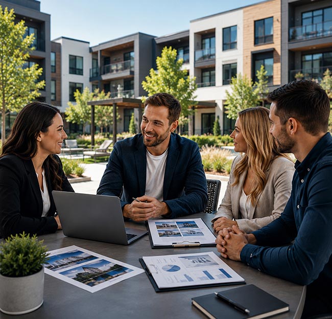 Apartment renter searching for a new home online